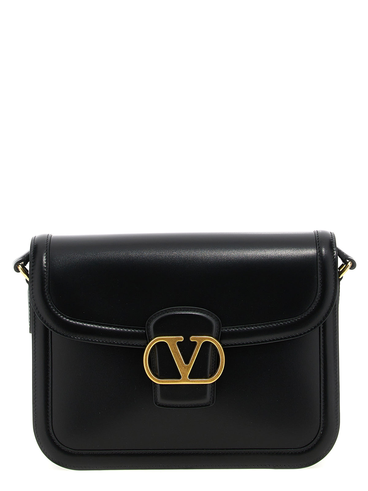 Valentino Garavani Black Calfskin Shoulder Bag - 9TO5 Model