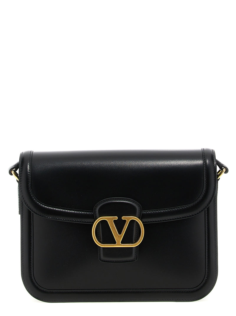 Valentino Garavani Black Calfskin Shoulder Bag - 9TO5 Model