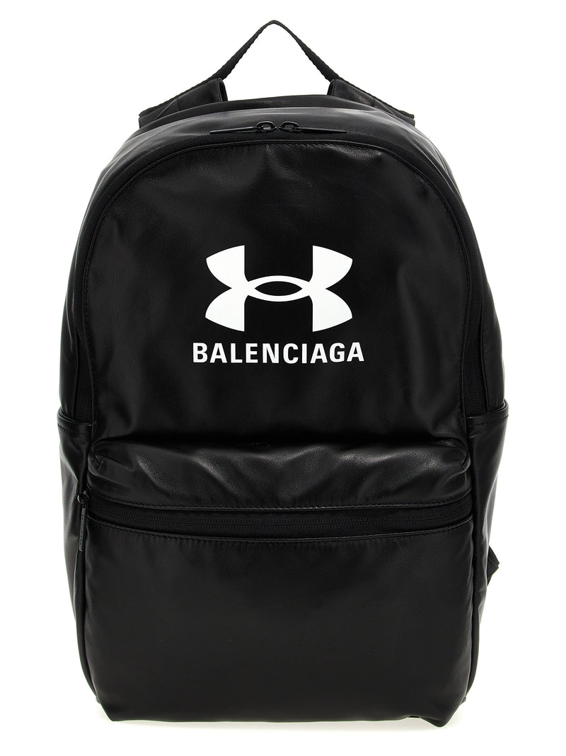 Balenciaga Bicolor Lamb Leather Backpack
