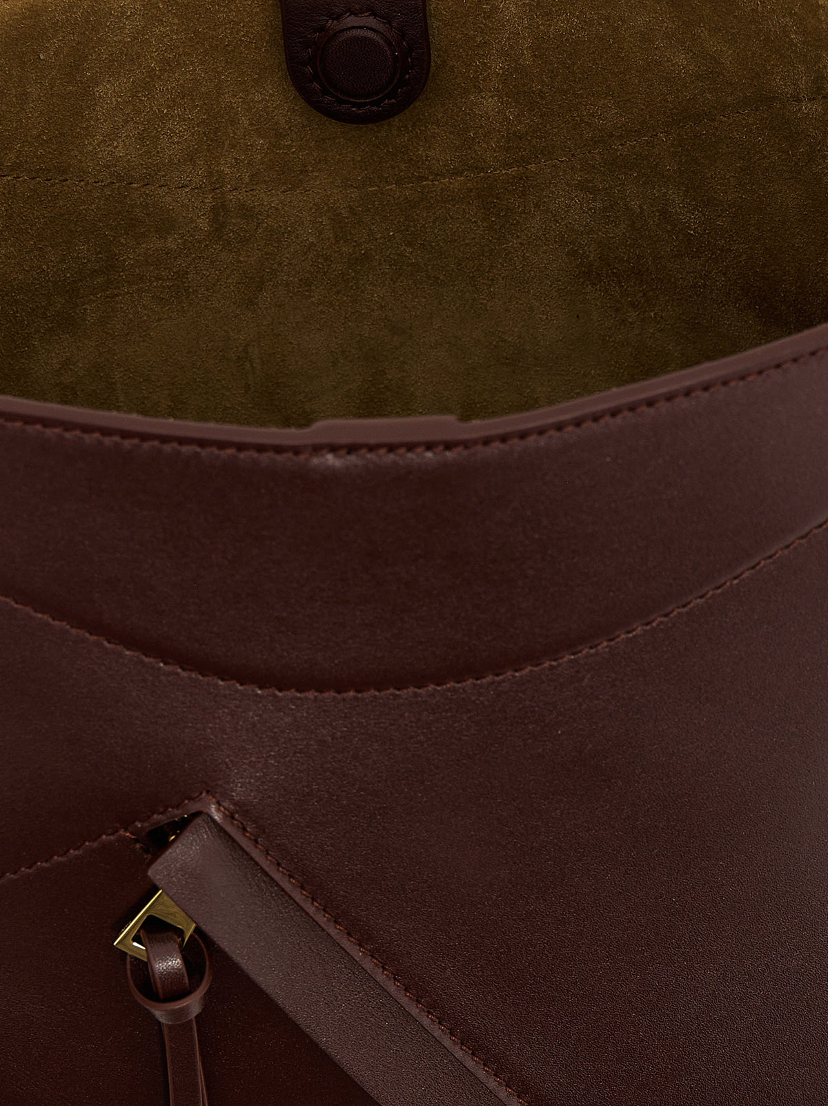 Sac bandoulière Loewe en cuir de veau bordeaux