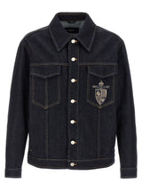 Fendi Blue Cotton Denim Jacket
