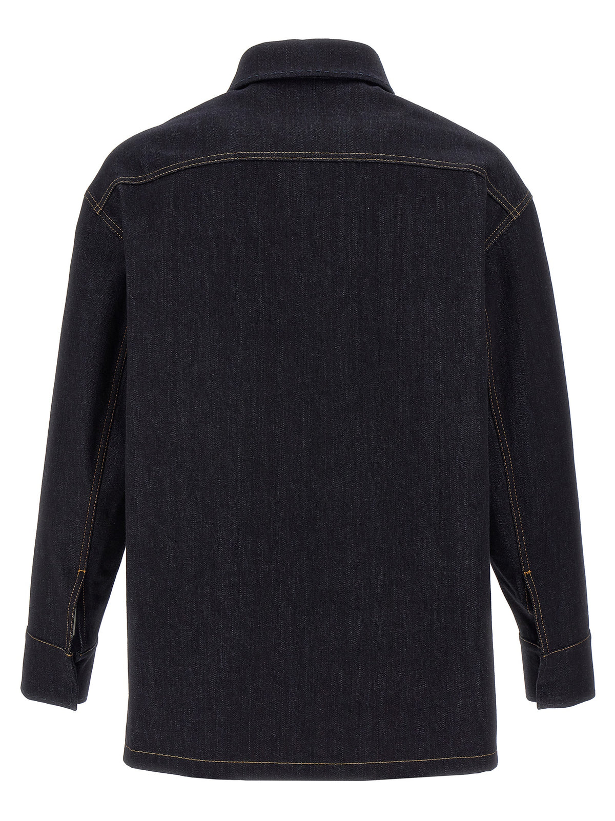 Veste en jean bleu en coton Fendi