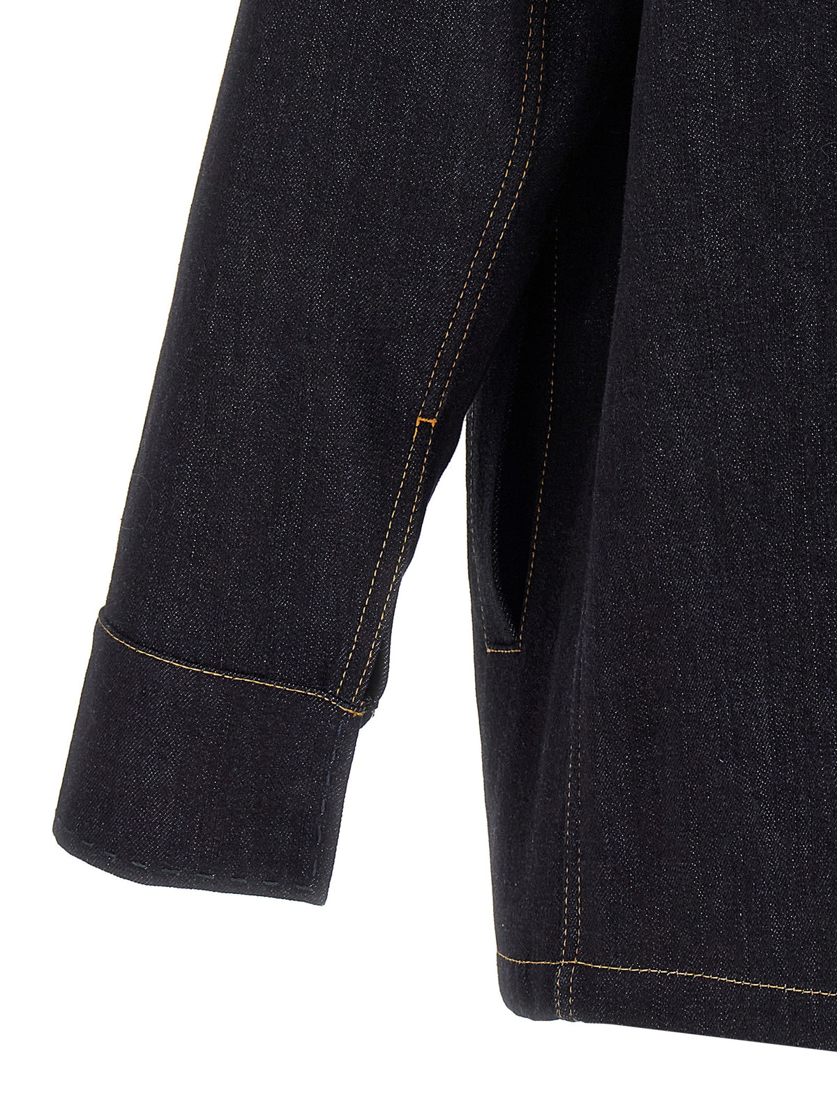 Veste en jean bleu en coton Fendi