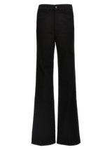 Tom Ford Black Cotton Flared Jeans