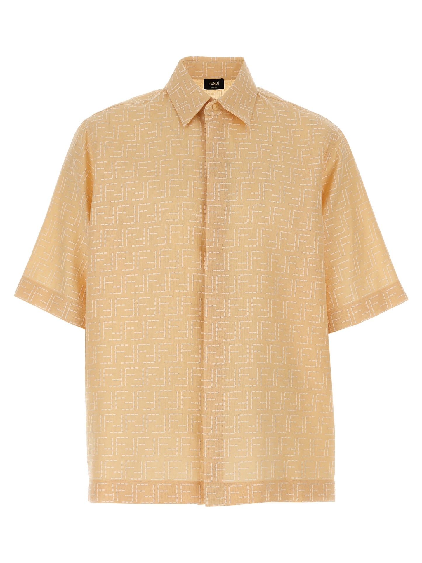 Fendi Beige Linen Blouse