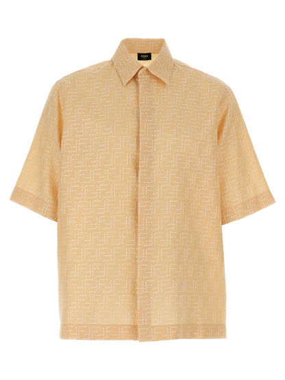 Fendi Beige Linen Blouse