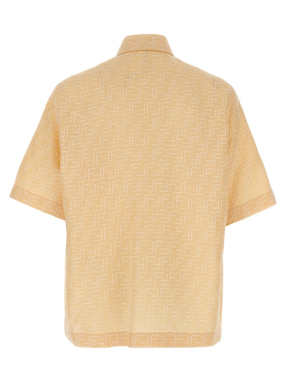 Fendi Beige Linen Blouse