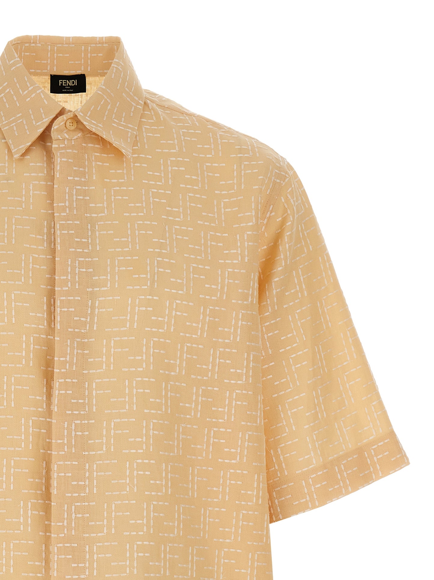 Fendi Beige Linen Blouse
