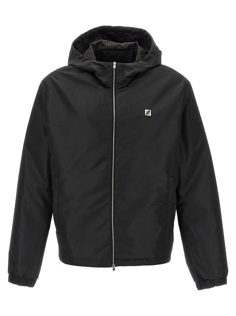 Veste Fendi noire en polyester