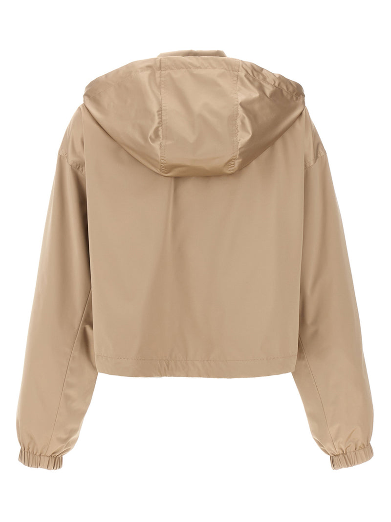 Fendi Brown Polyester Shell Jacket - Stylish Anorak