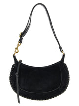 Sac bandoulière Isabel Marant en cuir de veau noir
