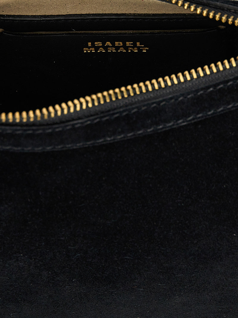 Isabel Marant Black Calfskin Shoulder Bag