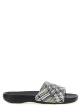 Burberry Multicolor Polyurethane Slides