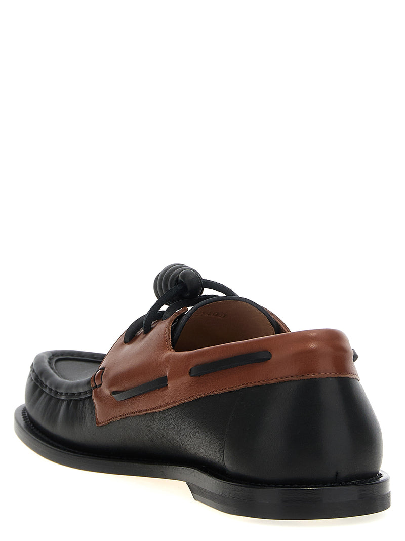 Loewe Multicolor Calfskin Slip-On Loafers