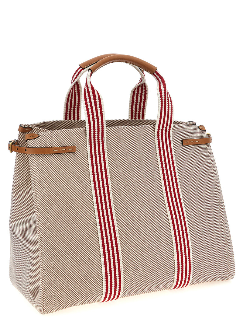 Valentino Garavani Antibes Multicolor Cotton Handbag