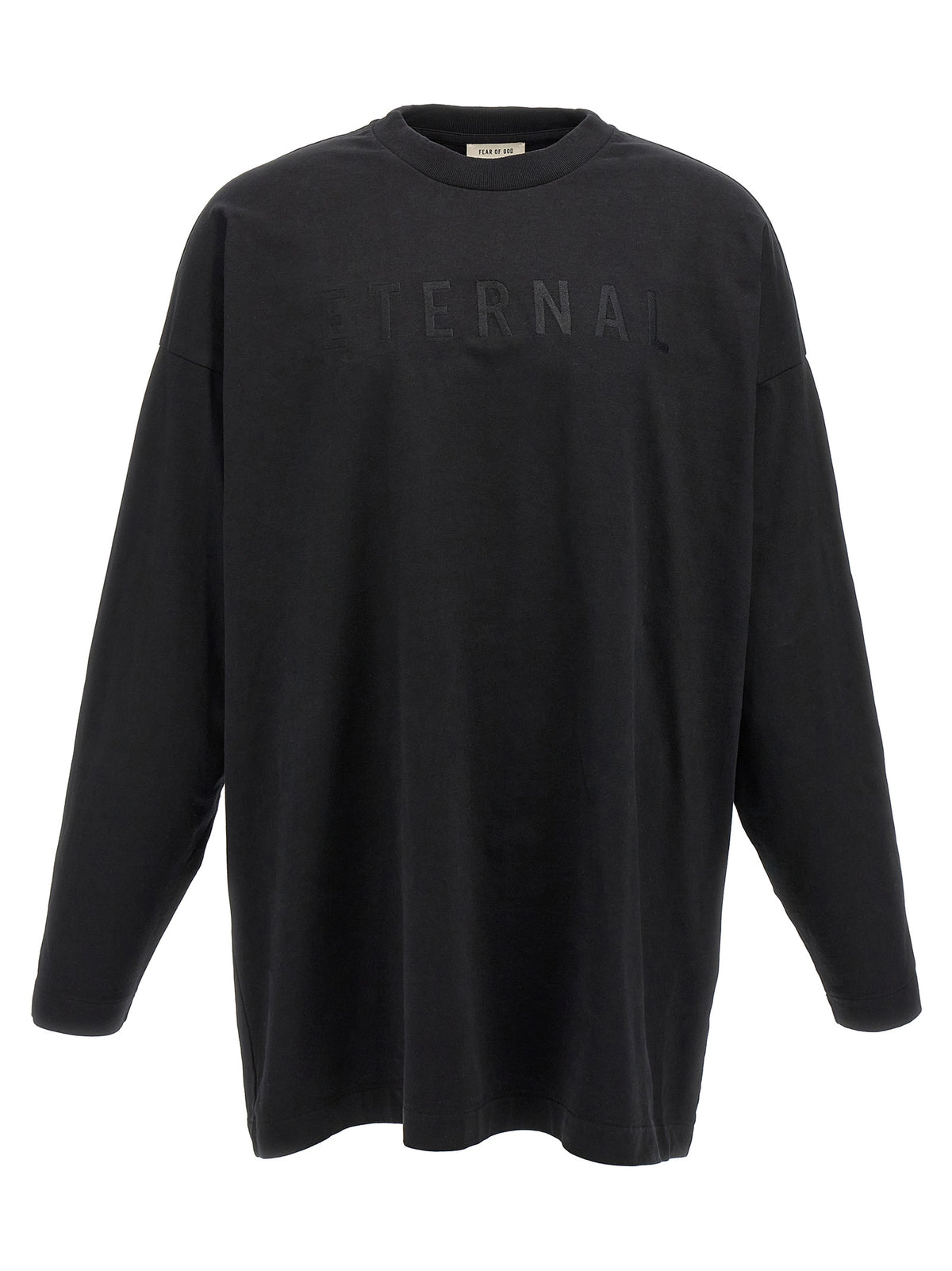 T-shirt en coton noir Fear Of God