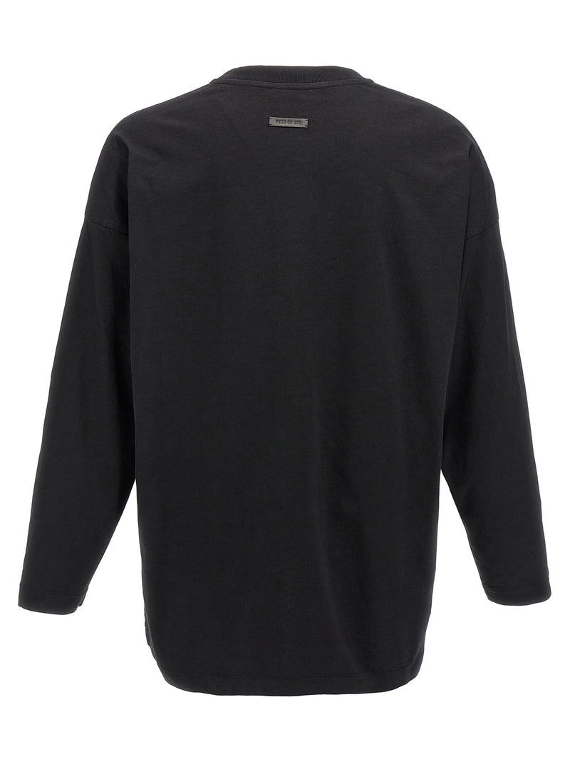 T-shirt en coton noir Fear Of God