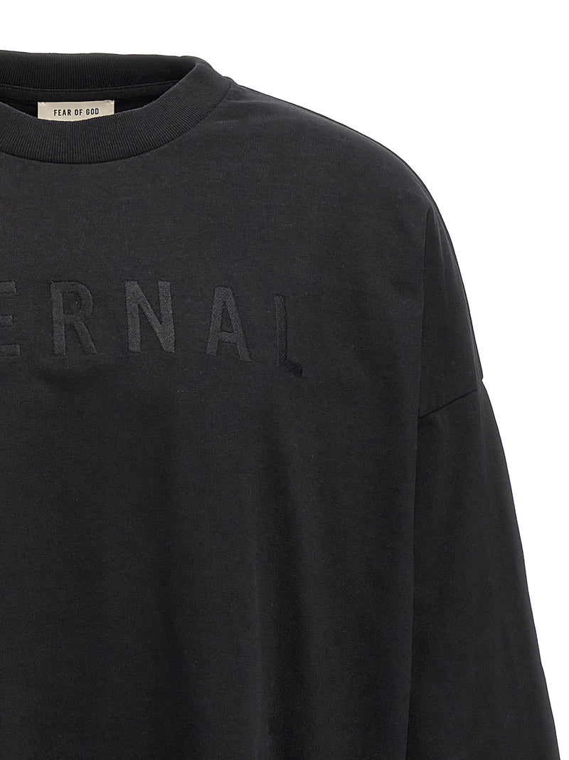 T-shirt en coton noir Fear Of God