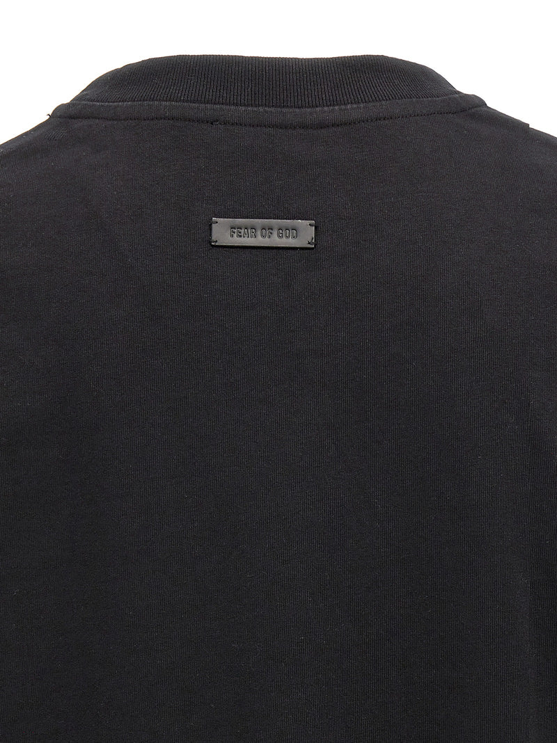 T-shirt en coton noir Fear Of God