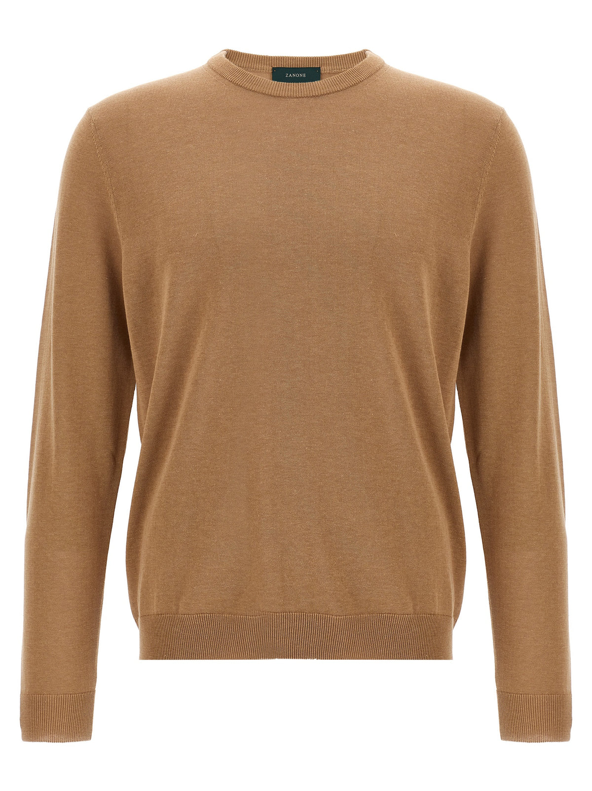 Cardigan en coton beige ZANONE