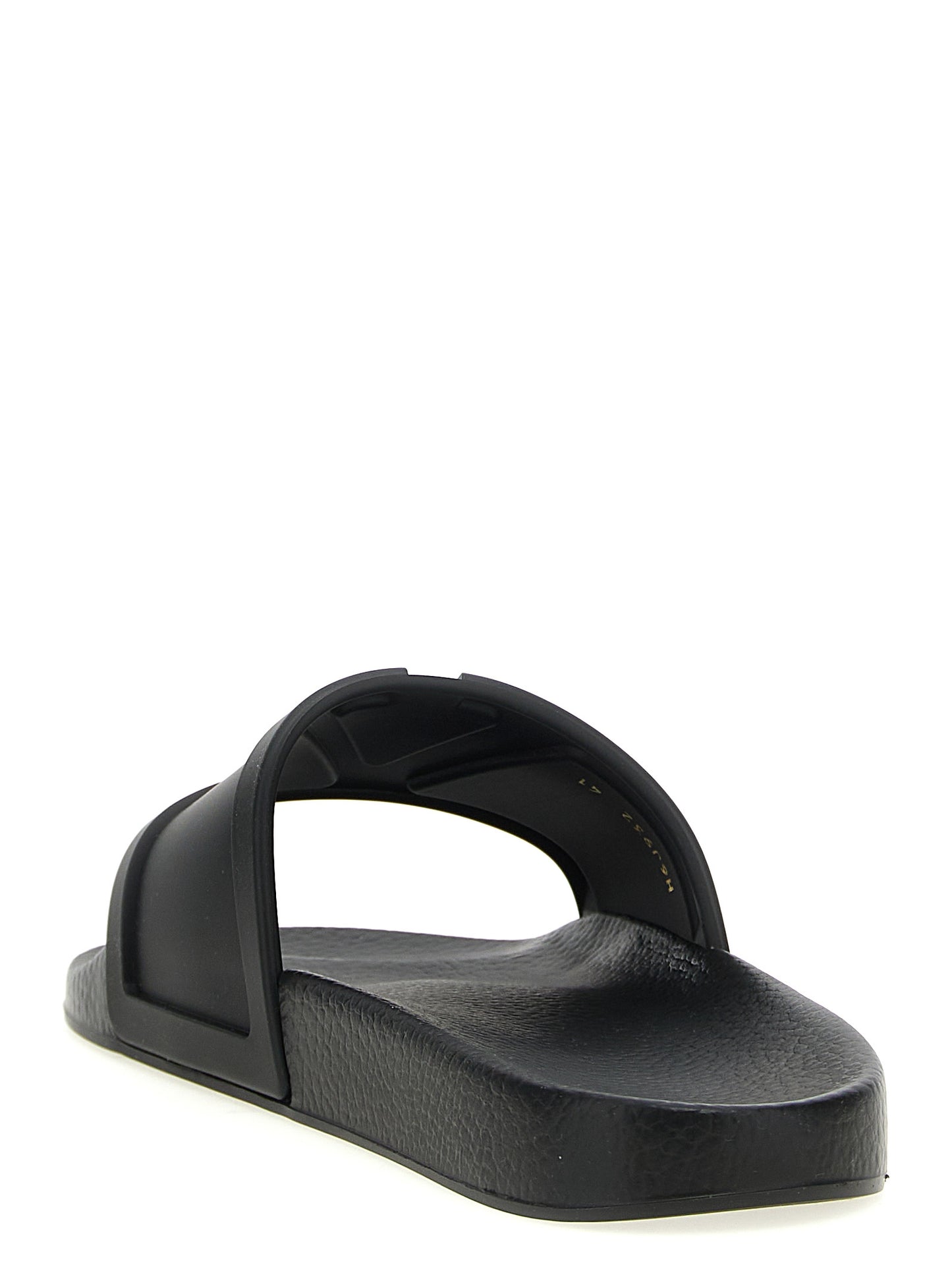 Valentino Garavani Black Plastic Slides