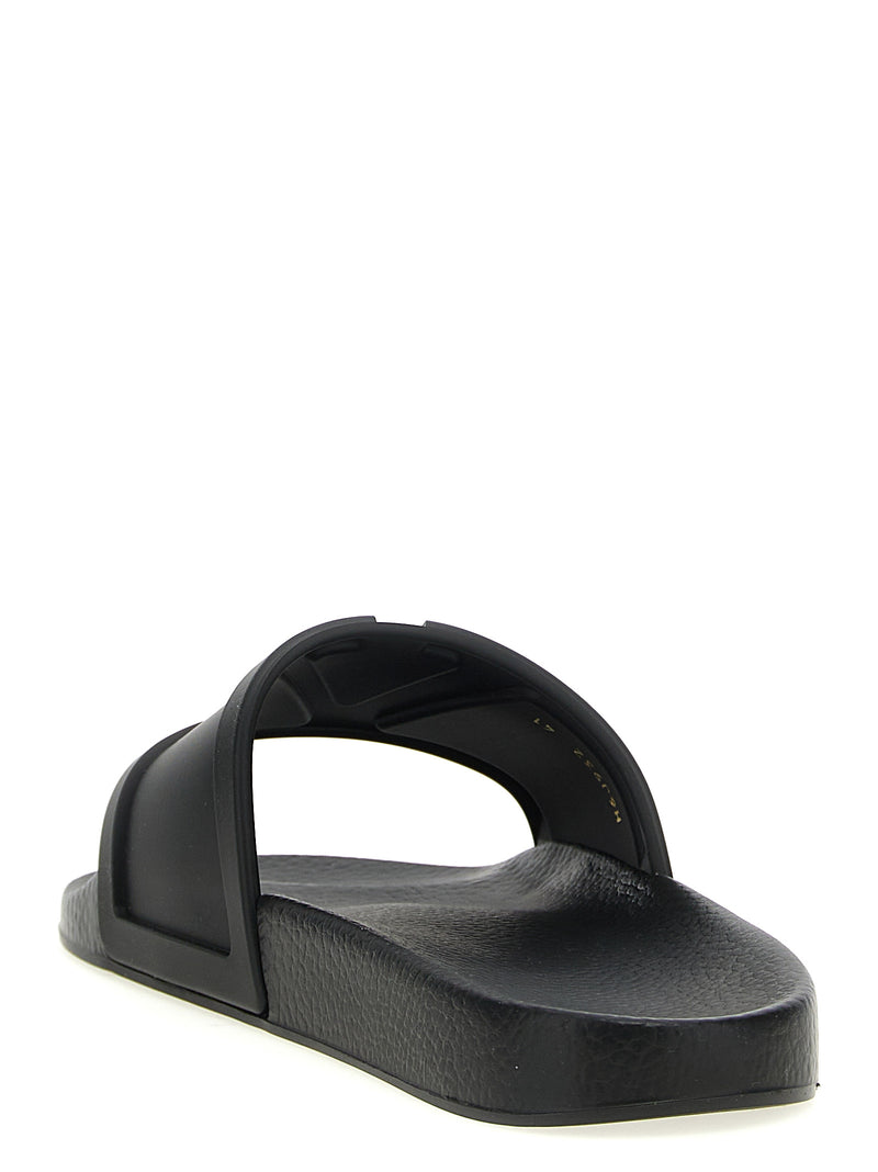 Valentino Garavani Coolside Black Plastic Slides for Men