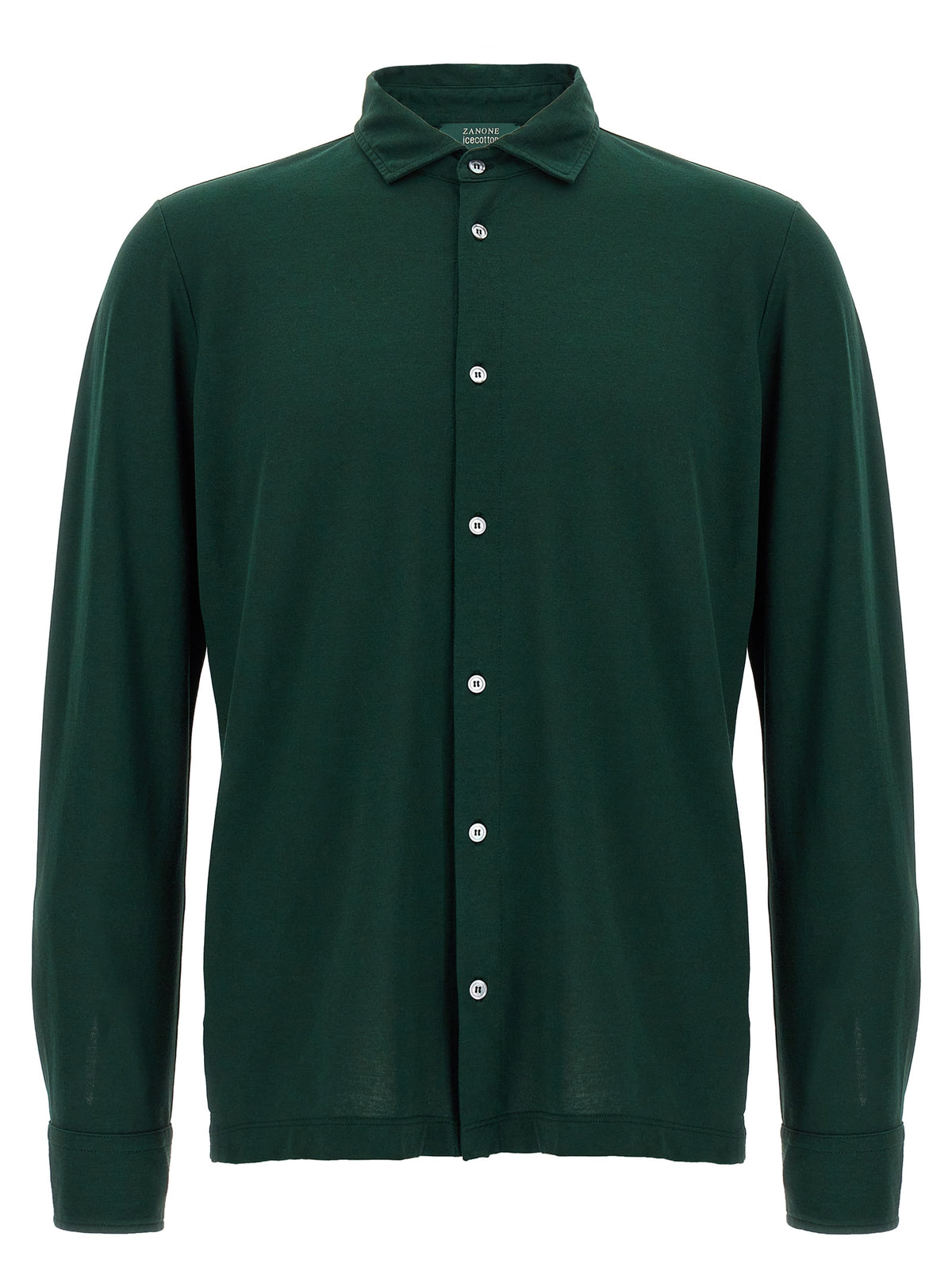 Blouse bicolore en coton ZANONE