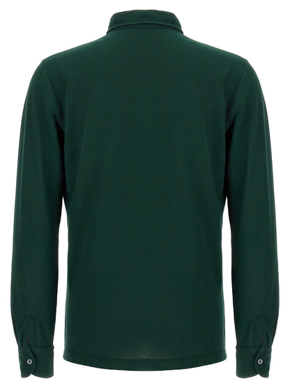 ZANONE Bicolor Cotton Blouse