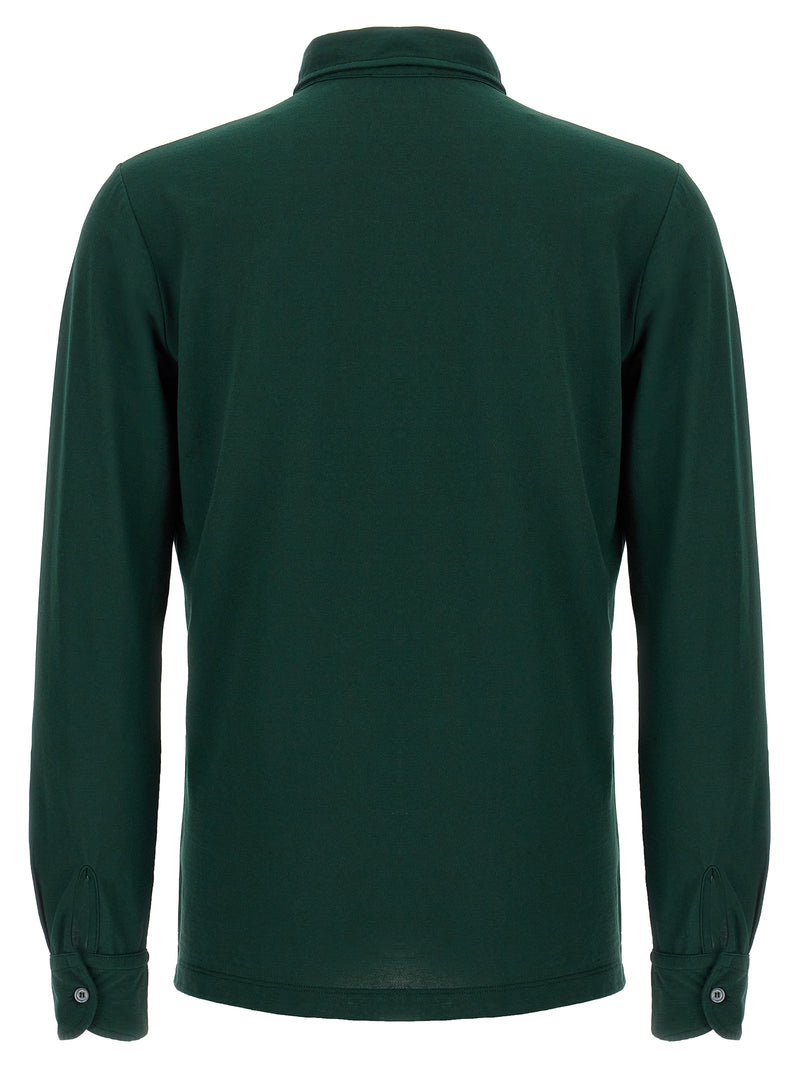 Blouse bicolore en coton ZANONE