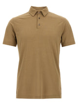 ZANONE Beige Cotton Polo Shirt