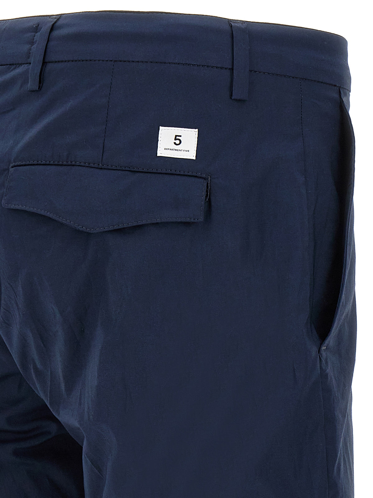 Pantalon cropped en coton bleu, taille 5, par Department 5