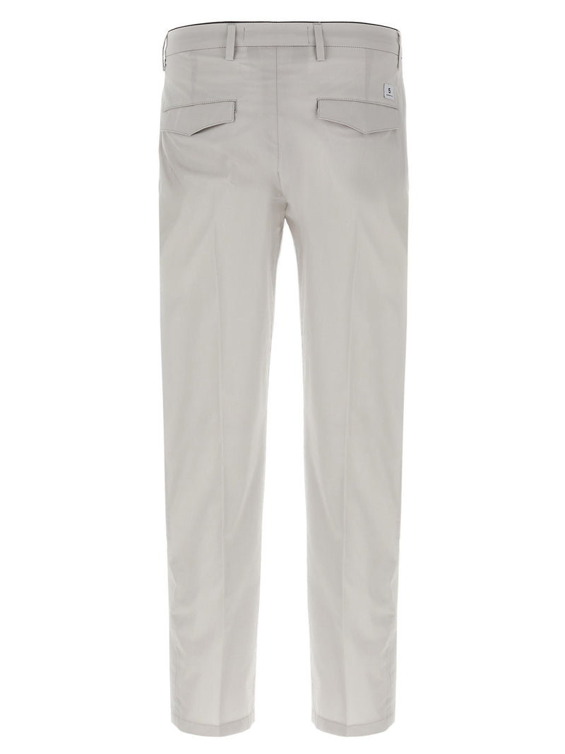 Department 5 Gray Cotton Cropped Pants