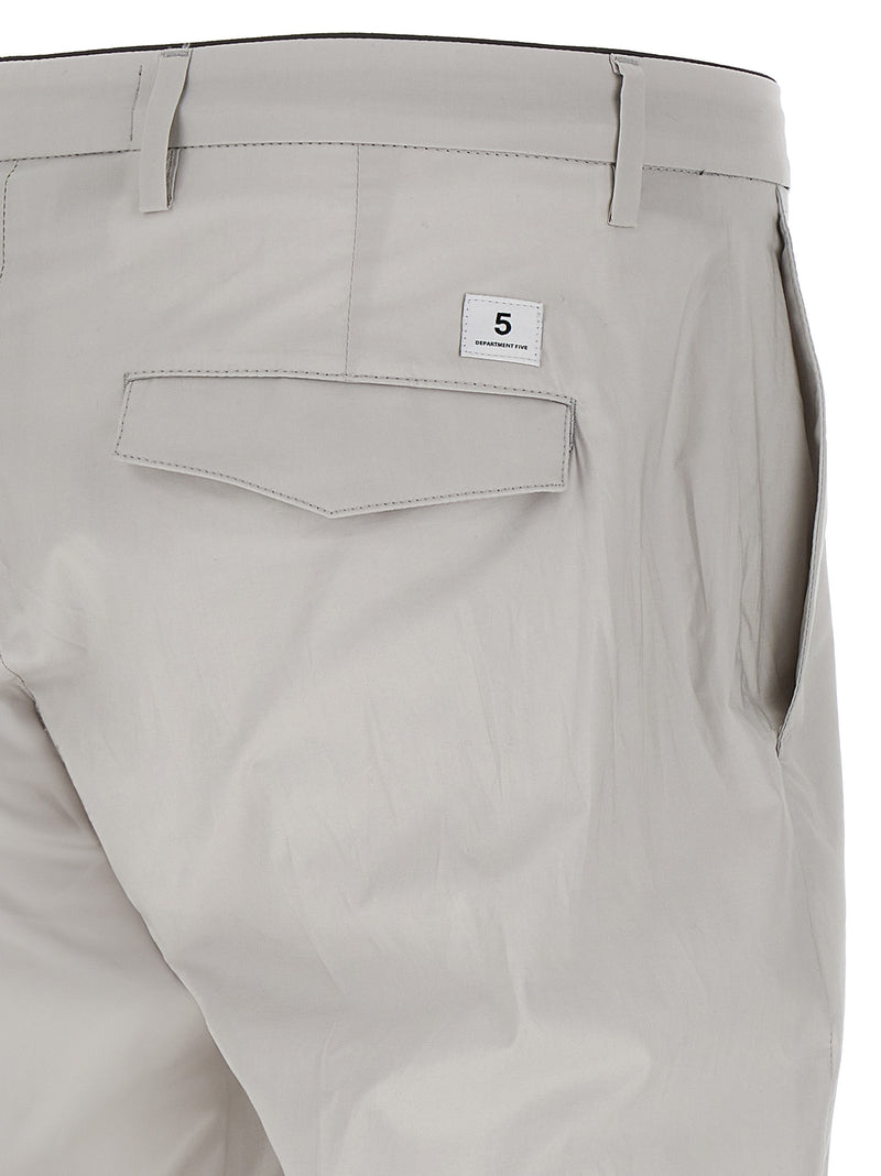 Department 5 Gray Cotton Cropped Pants