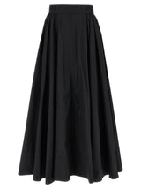 The Andamane Black Polyester Mini Skirt