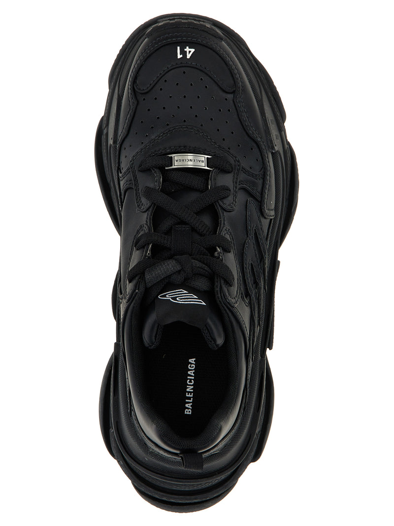 Balenciaga Black Polyethylene Athletic Sneakers