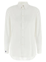 Polo Ralph Lauren Blouse en Coton Blanc