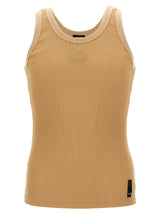 Débardeurs Fendi en polyamide beige