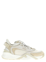 Baskets athlétiques Fendi en polyester blanc
