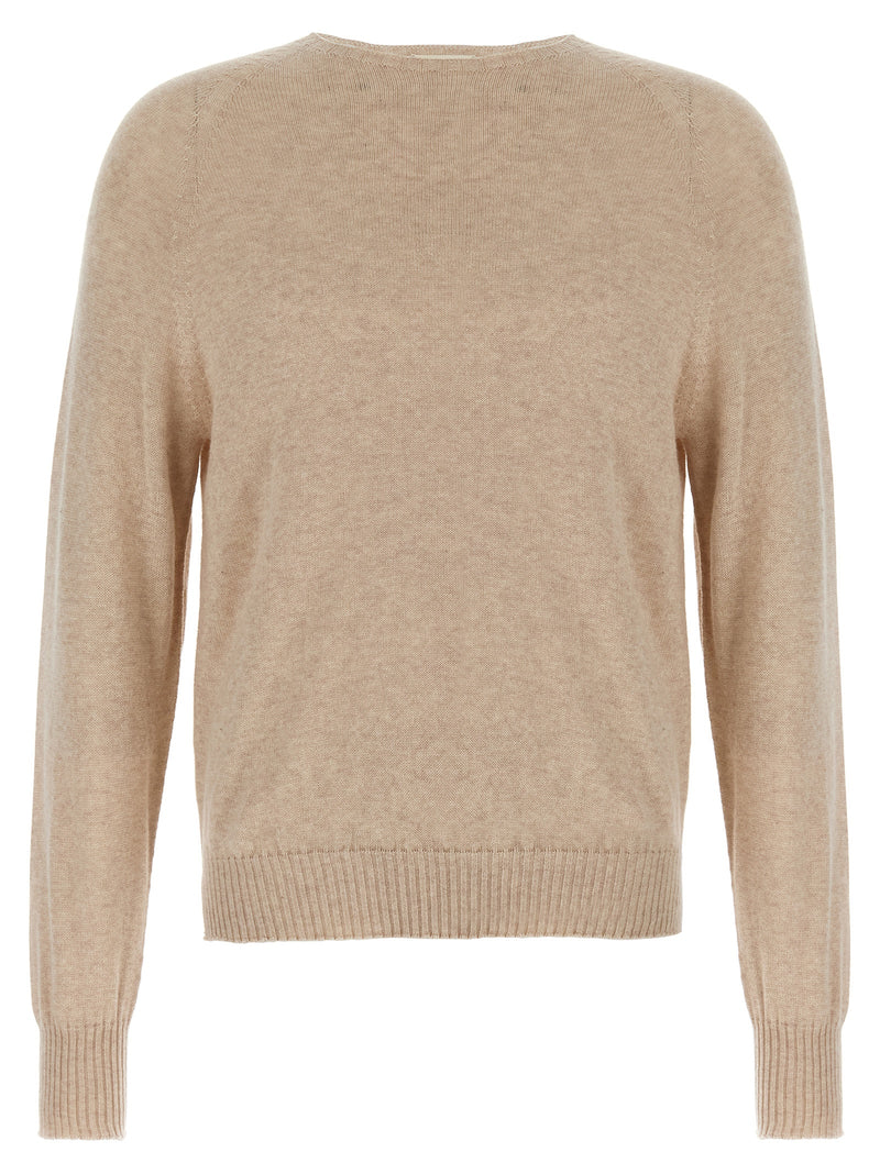 MA'RY'YA Beige Cotton Cardigan