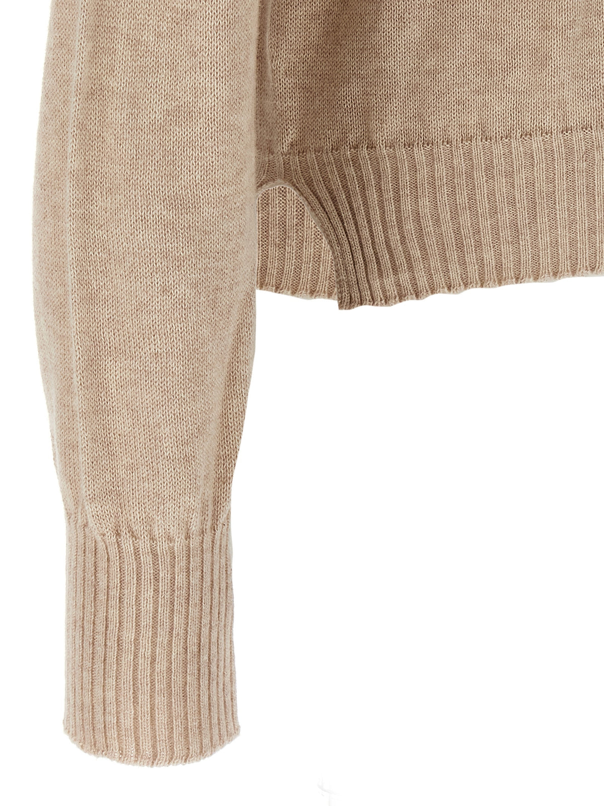 Cardigan en coton beige MA'RY'YA