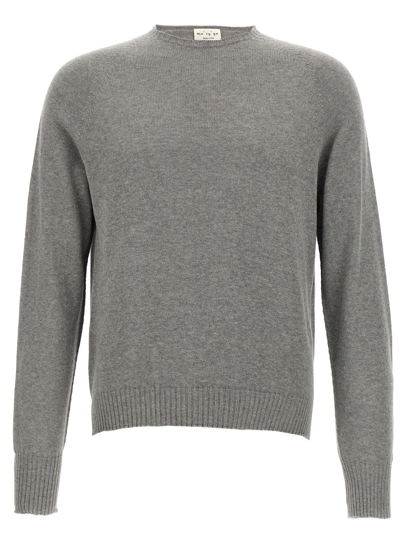 MA'RY'YA Gray Cotton Cardigan