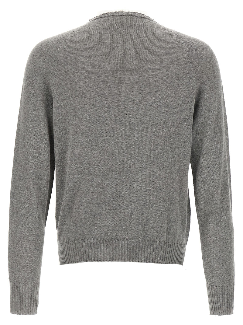 MA'RY'YA Gray Cotton Cardigan