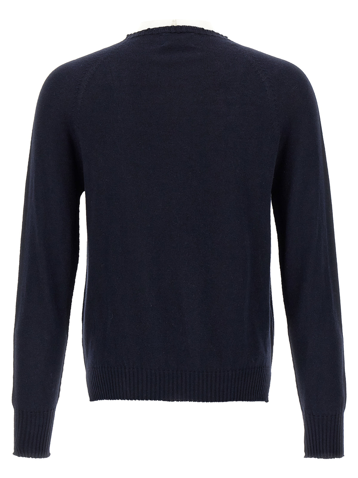 MA'RY'YA Blue Cotton Cardigan