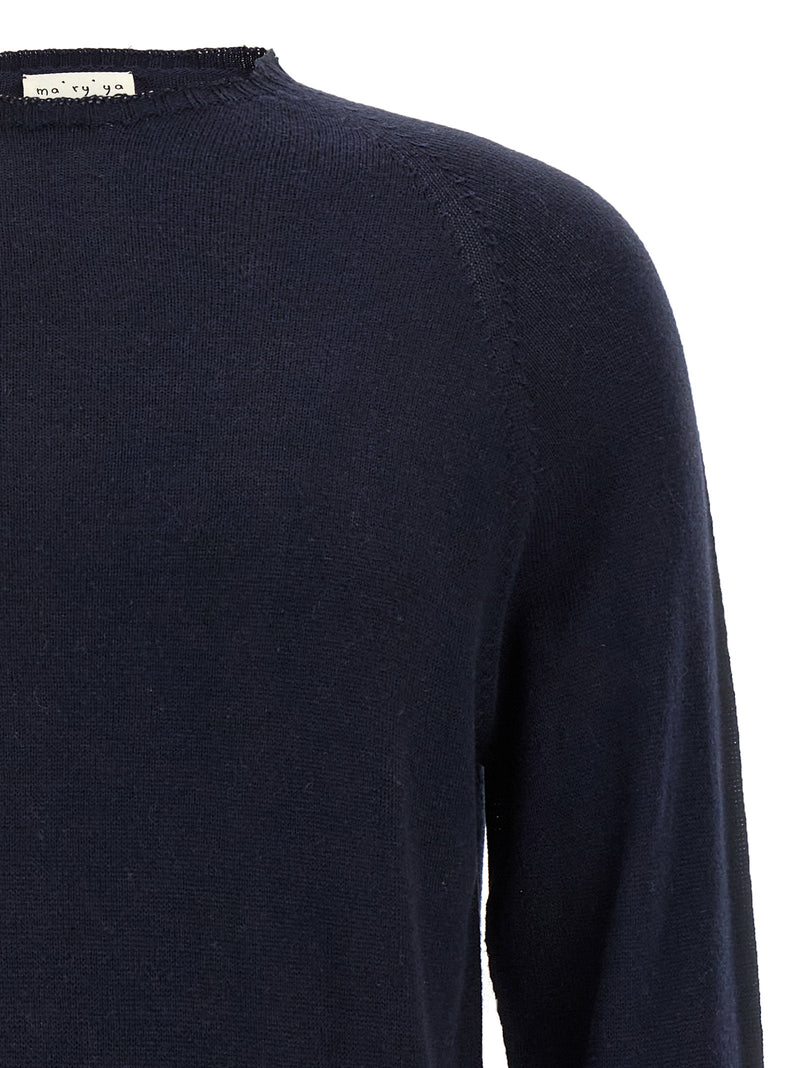 MA'RY'YA Blue Cotton Cardigan - Elegant & Comfortable