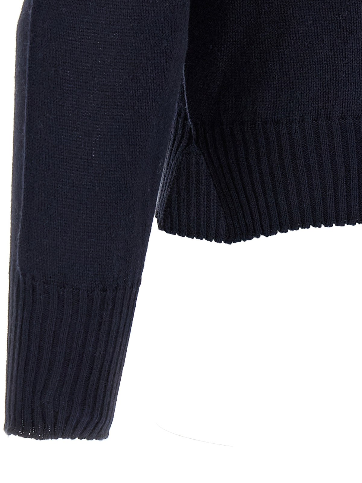 MA'RY'YA Blue Cotton Cardigan