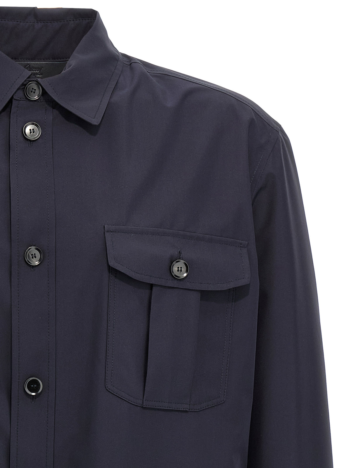 Veste en soie bleue Brioni
