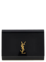 Saint Laurent Black Plexiglass Crossbody Bag