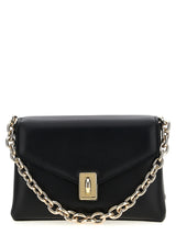Furla Black Leather Shoulder Bag
