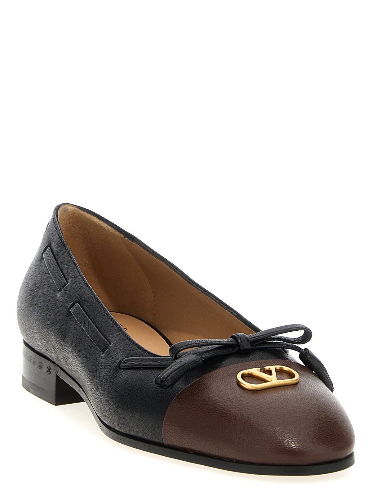 Valentino Garavani Multicolor Calfskin Ballet Flats - Valet Du Roi