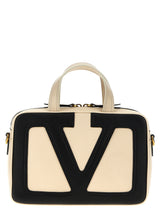 Valentino Garavani Bicolor Lamb Leather Handbag - Viva Superstar